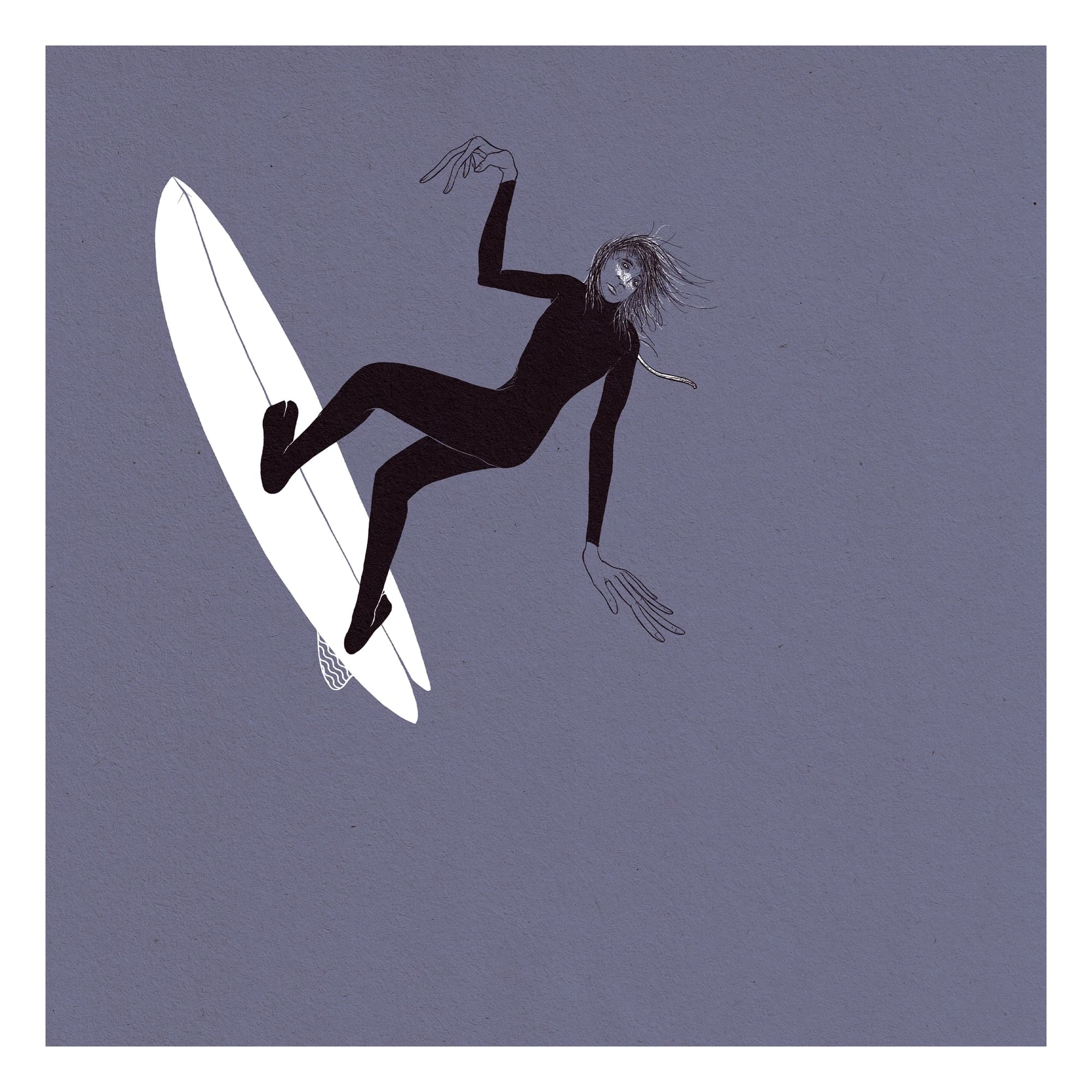 Off the Top surf art print