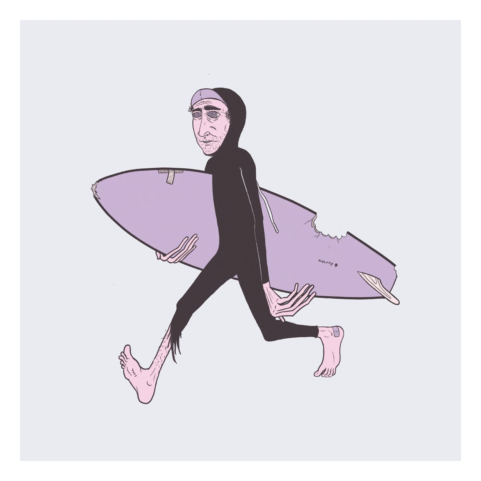 Surf Addict - Surf Art Print surf art print