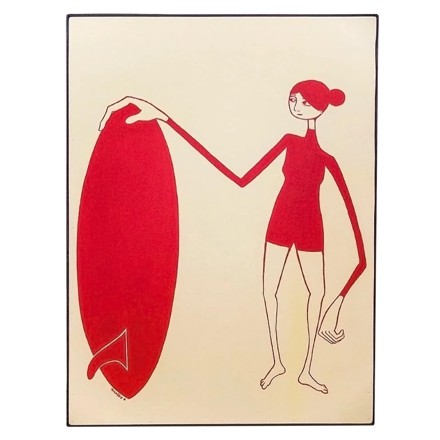 Stubby Lanky original artwork