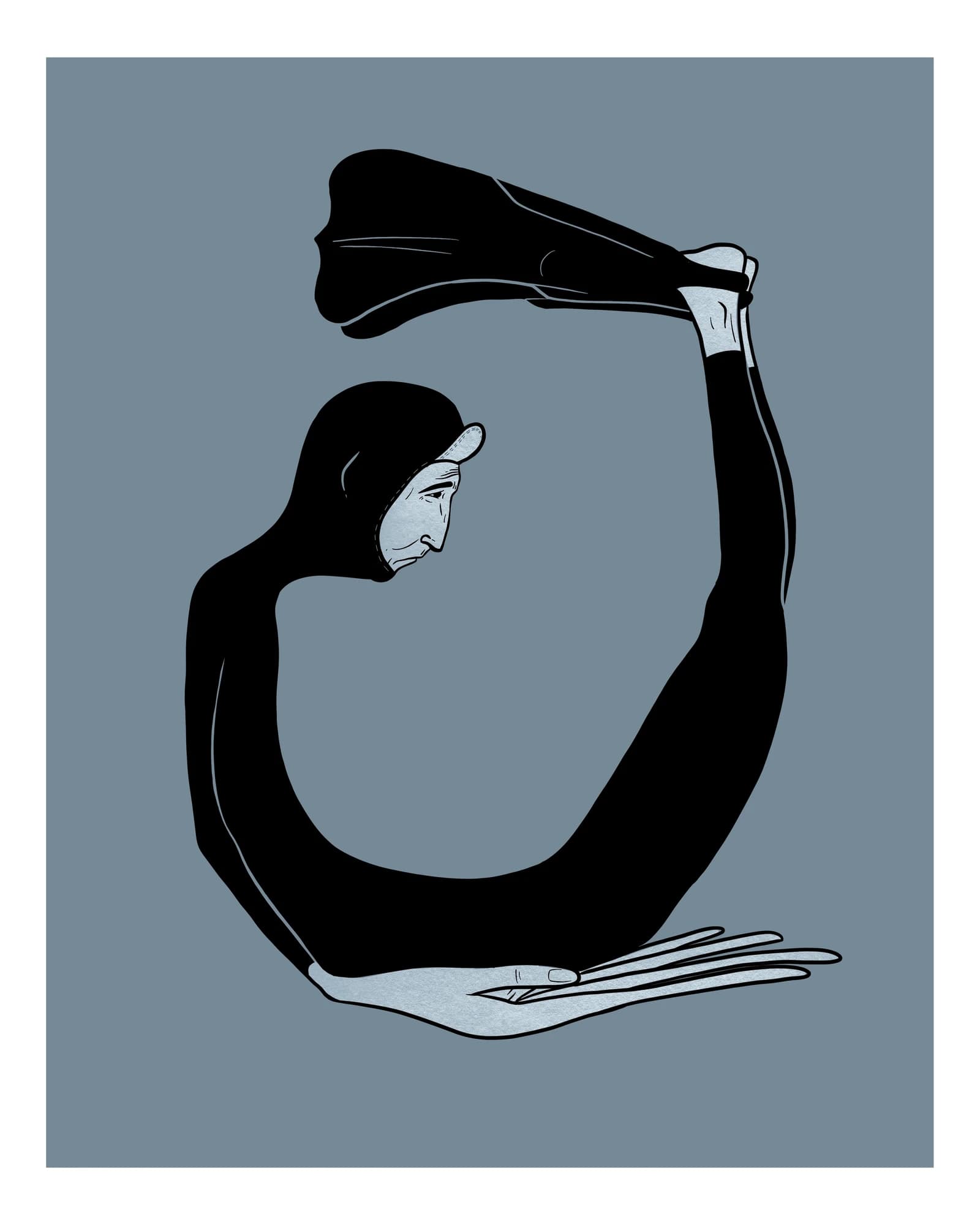 Equilibrium surf art print