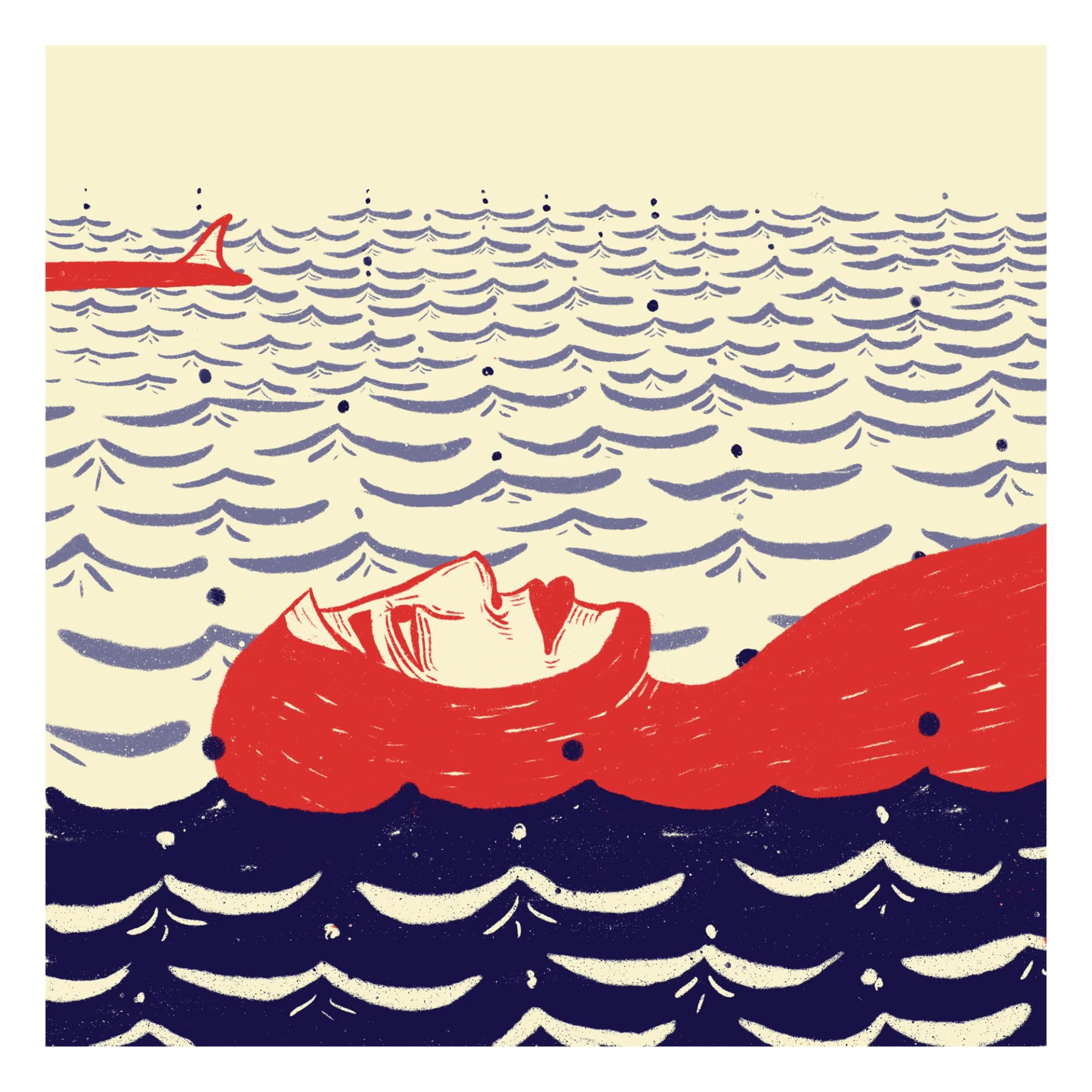 Float On surf art print