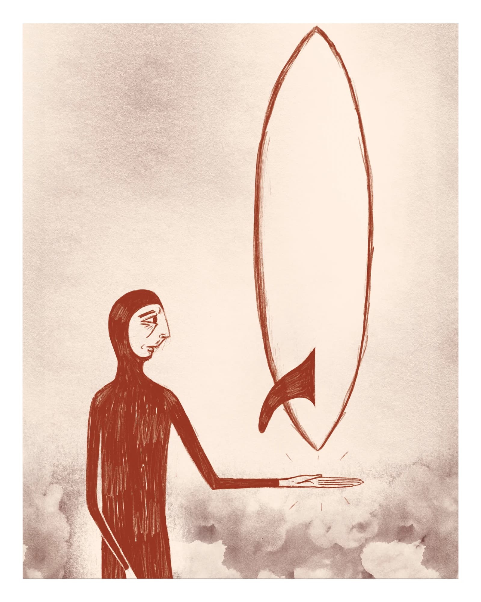 Under Control surf art print